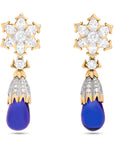 Tiffany & Co. Tanzanite and Diamond Teardrop Earrings