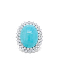 Van Cleef & Arpels Turquiose and Diamond Ring
