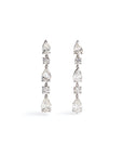Mixed Shape Diamond Dangle Earrings