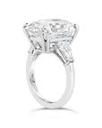 Emerald Cut Diamond Three-Stone Ring