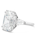 Emerald Cut Diamond Three-Stone Ring