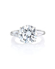 Round Brilliant Diamond Three-Stone Ring