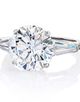 Round Brilliant Diamond Three-Stone Ring