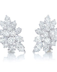 Harry Winston Cluster Diamond Earrings
