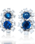 Bvlgari Diamond and Sapphire Necklace, Earring, Bracelet, and Ring Suite