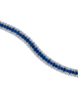 Bvlgari Diamond and Sapphire Necklace, Earring, Bracelet, and Ring Suite