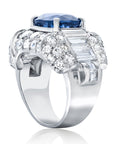 Bvlgari Diamond and Sapphire Necklace, Earring, Bracelet, and Ring Suite
