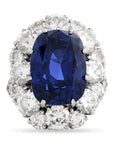 Van Cleef & Arpels Diamond and Ceylon Sapphire Ring