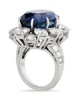 Van Cleef & Arpels Diamond and Ceylon Sapphire Ring