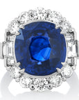 Sapphire and Diamond Ring