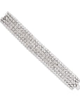 Van Cleef & Arpels Platinum Cheval Round Diamond Flexible Bracelet