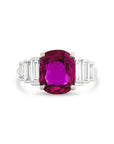 Oscar Heyman Ruby and Diamond Ring