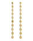 Oval Cut Fancy Yellow Diamond Drop Earrings