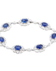 Gregg Ruth Diamond and Sapphire Bracelet