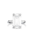 Emerald Cut Diamond Three-Stone Ring