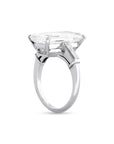 Emerald Cut Diamond Three-Stone Ring