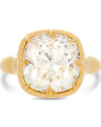 Old Mine Cut Gypsy Ring