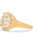 Old Mine Cut Gypsy Ring