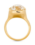 Old Mine Cut Gypsy Ring