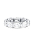 Oval Cut Diamond East-West Eternity Band