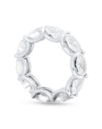 Oval Cut Diamond East-West Eternity Band