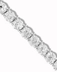 Old Euro Cut Diamond Tennis Bracelet