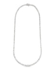 Round Diamond Graduated Riviera Necklace