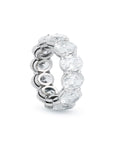 Oval Cut Diamond Eternity Band