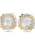 David Webb Rock Crystal Necklace and Earring Suite