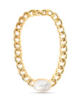 David Webb Rock Crystal Necklace and Earring Suite