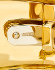 David Webb Carved Rock Crystal Cuff Bangle