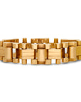 Retro Pyramid and Barrel Link Bracelet