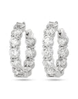 Diamond Hoop Earrings