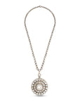 Antique Victorian Collet Set Diamond Necklace