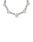 Antique Diamond Collet Set Riviera Necklace